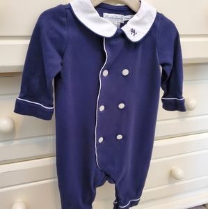 Ralph Lauren 0-3 Month Outfit Navy and White